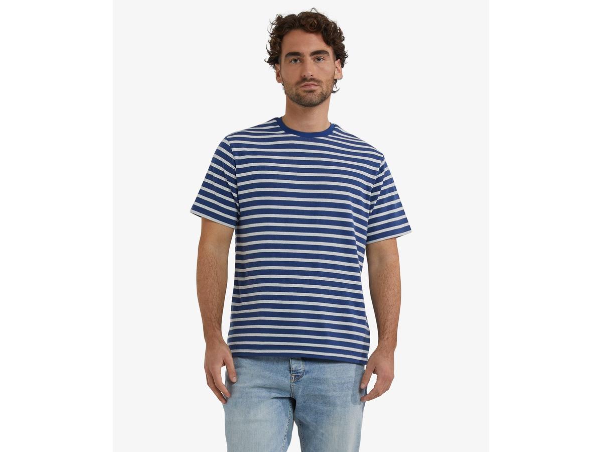 McGregor Strips T-Shirt – Worker Blue – Größe S