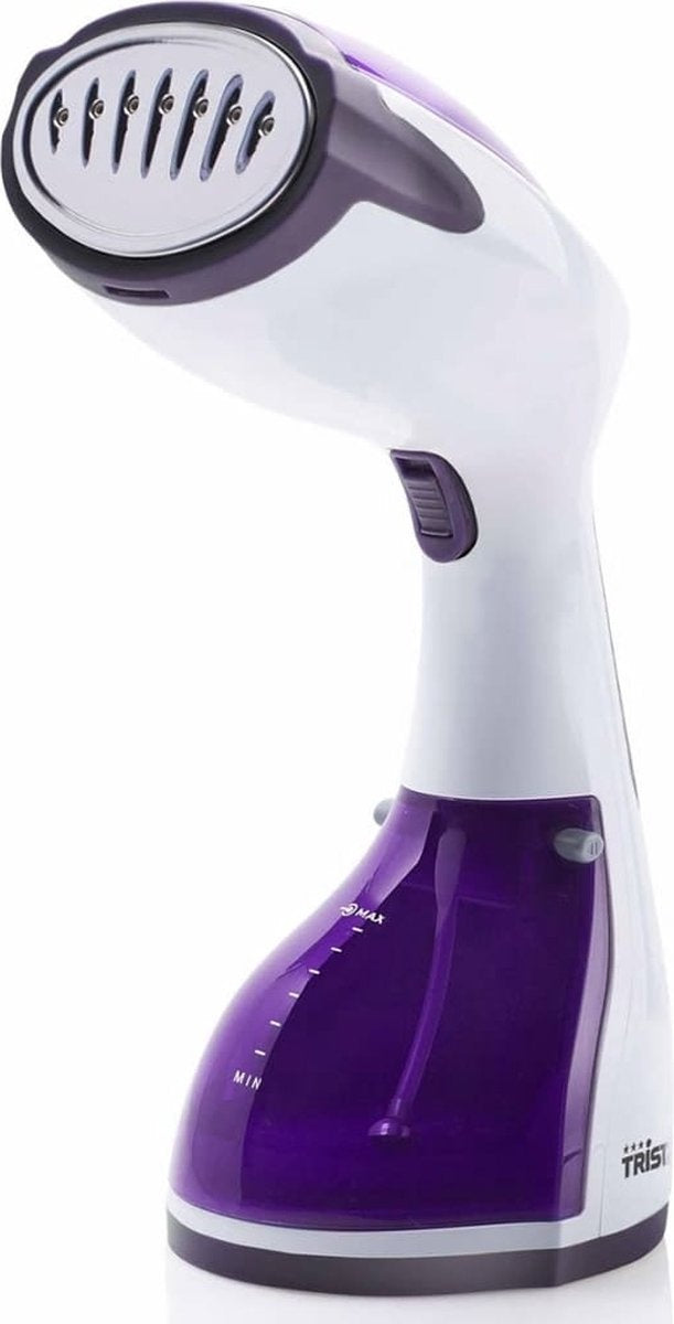 Tristar ST-8916 Kleiderdampfer - Handdampfer für Kleidung und Möbel, u.a. - inkl. 2 Stylingbürsten - Lila/Weiß