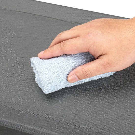 Schuhschrank / Schuhregal L - 9 Ebenen - Stoff - Schwarz - Inkl. Seitentaschen