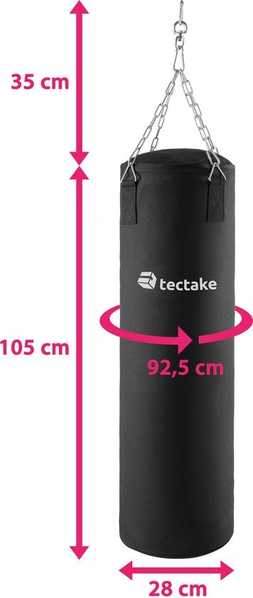 tectake - Boxsack - 4-Punkt-Kettenaufhängung - 25 kg - 402699