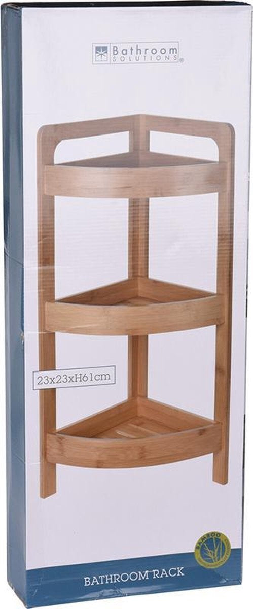 Relaxwonen Badregal - Bambus - 3 Schichten - 23x61cm