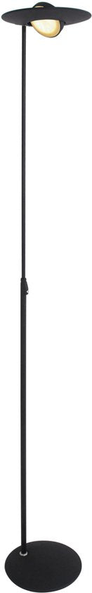 Stehleuchte Zenith LED 1477ZW schwarz, Höhe 185 cm, Material Kunststoff und Metall, schwenkbar, Steinhauer Exclusive