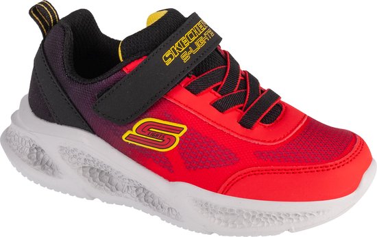 Skechers Meteor-Lights – Krendox 401495N-RDBK, für Jungen, Rot, Sneaker, Sportschuhe, Größe: 25