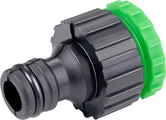 Kinzo Flexibler Gartenschlauch 20M - Inkl. Aufsatz - Düse mit 7 Sprühmodi - Kunststoff - Grün/Grau