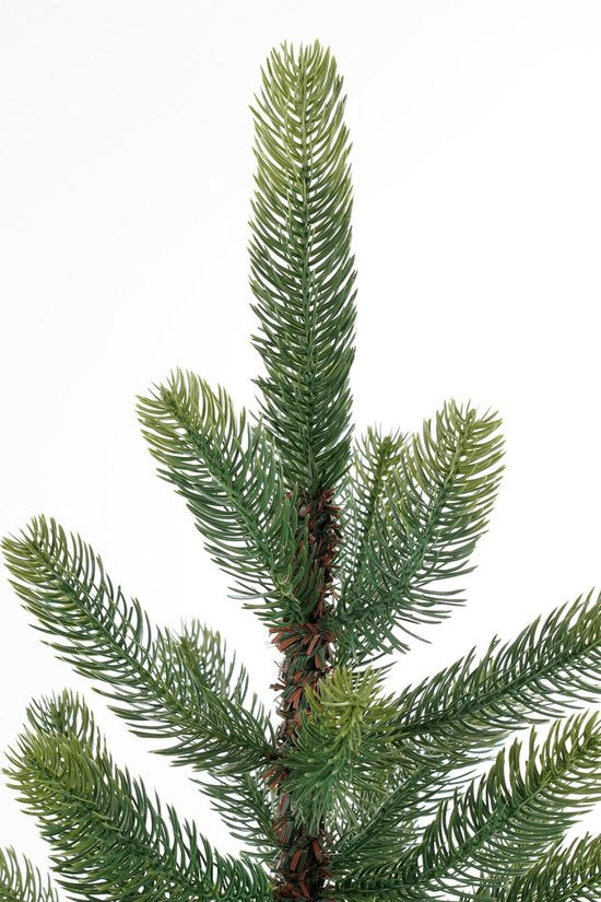 Black Box Trees Nagoya Kunstweihnachtsbaum H120 x Ø50 cm – Weihnachtsbaum für den Innenbereich – Kunstbaum mit 212 PE-Tannenzweigen – Schlankes Modell Ø60 cm – Grün
