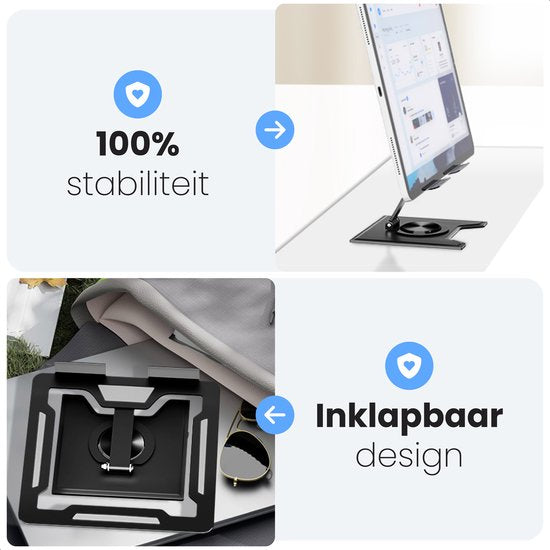 Luft Tablet-Halter - Bis zu 13 Zoll - Tablet-Ständer - iPad-Halter - Samsung Tablet - Stativ