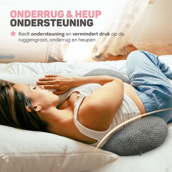 Vulpes Goods® BabyCare - Schwangerschaftskissen - Seitenschläferkissen - 3-in-1 - verstellbar - Körperkissen / Körperkissen / Stillkissen - einzigartiges W-förmiges Design