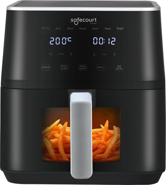 Safecourt Kitchen - Airfryer - Heißluftfritteuse - 1700W - 5L Kapazität - 40ÂºC bis 200ÂºC - Schwarz