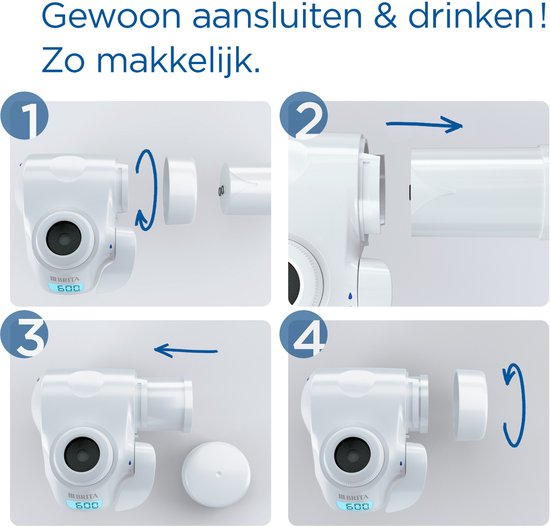 Brita Wasserfiltersystem „On Tap“ – zum Anbringen am Wasserhahn, 1 Stück