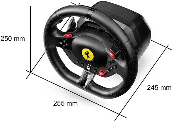 Thrustmaster T98 Ferrari 296 GTS – Rennlenkrad mit Pedalen für Xbox Series und PC – kompatibel mit Forza Horizon 6