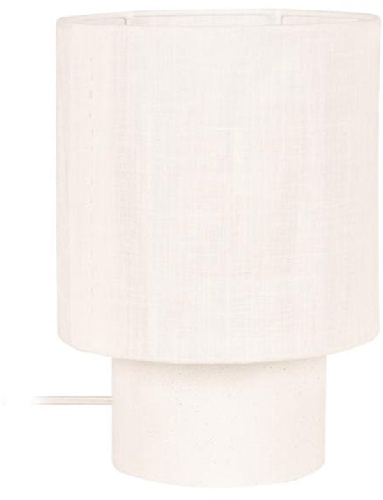 Lucide TISSAJA – Tischlampe – Ø 20 cm – 1xE14 – Weiß | Essential