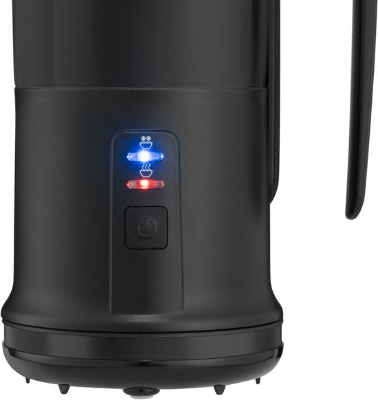 Inventum MK350B – Elektrischer Milchaufschäumer – 115/240 ml – Warm-/Kalt-Aufschäumen – Erhitzen – PFAS-frei – Antihaftbeschichtung – Schwarz