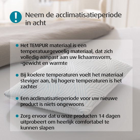 TEMPUR - Prima SmartCool Pillow Soft - 60 x 50 cm - Weißes Textil - SmartCool Technologie - Schlafzimmer & Erholung - Druckreduzierend und kühlend