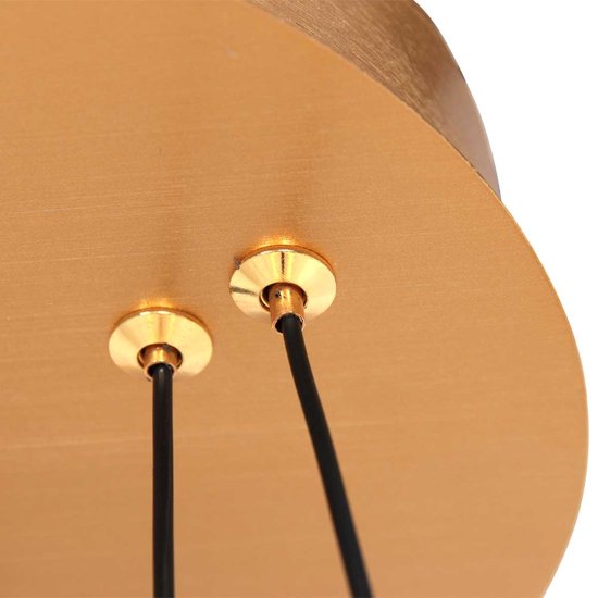 Steinhauer - Pendelleuchte - Ringlux - gold - Glas Metall - Ø 60cm - LED - 3514GO