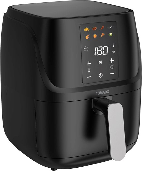 Tomado TAF3010B - Heißluftfritteuse - 3 Liter Fassungsvermögen - Digitalanzeige - 300g Pommes frites