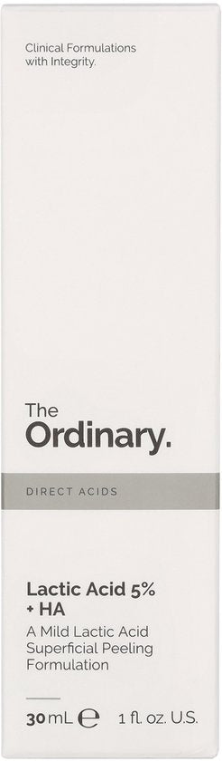 The Ordinary Lactic Acid 5 % + HA 2 % – Gesichtspeeling-Serum für empfindliche Haut
