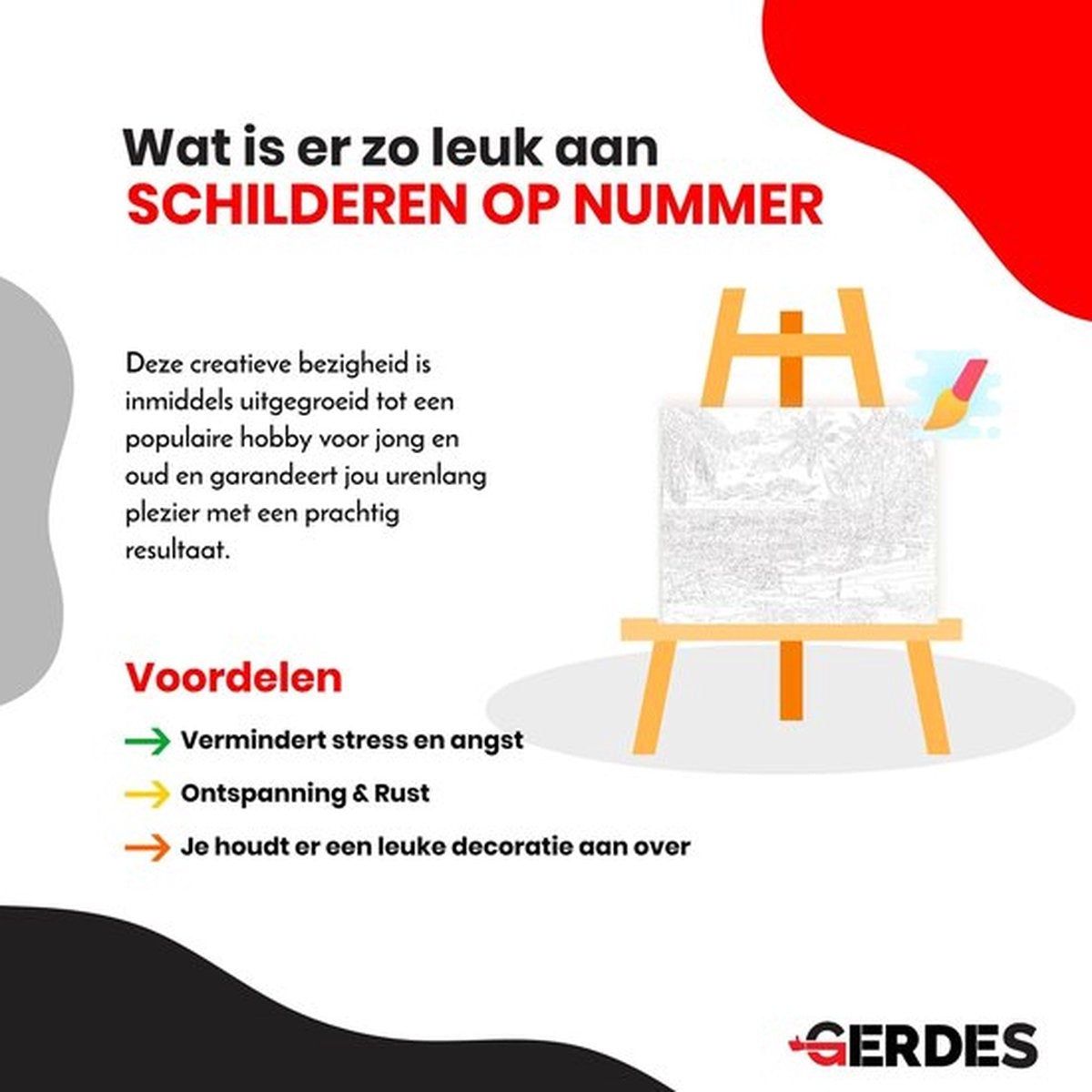 Malen nach Zahlen Erwachsene - Venedig - Italien - Gondel - Malen nach Zahlen - 40x50cm