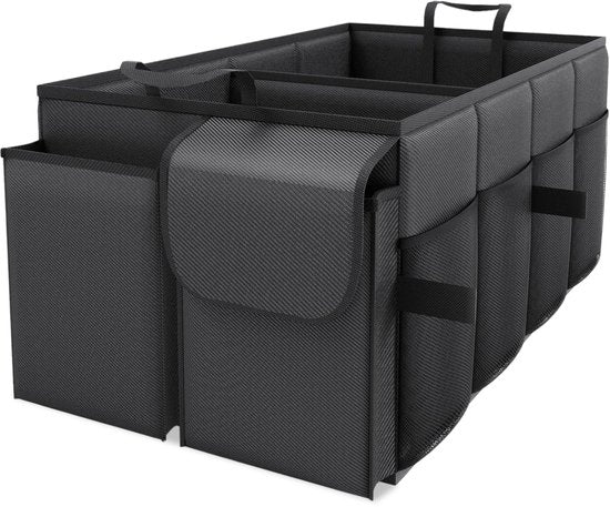 Kofferraumablagebox - Organizer - Zubehör - Für das Auto - Organizer Auto - Tasche - Rücksitz - Schwarz - Luft
