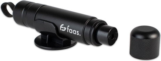 Saaf Mini Safety Hammer - Gurtschneider - Inklusive Testglas - Klebehalter - Notfallhammer - Schwarz