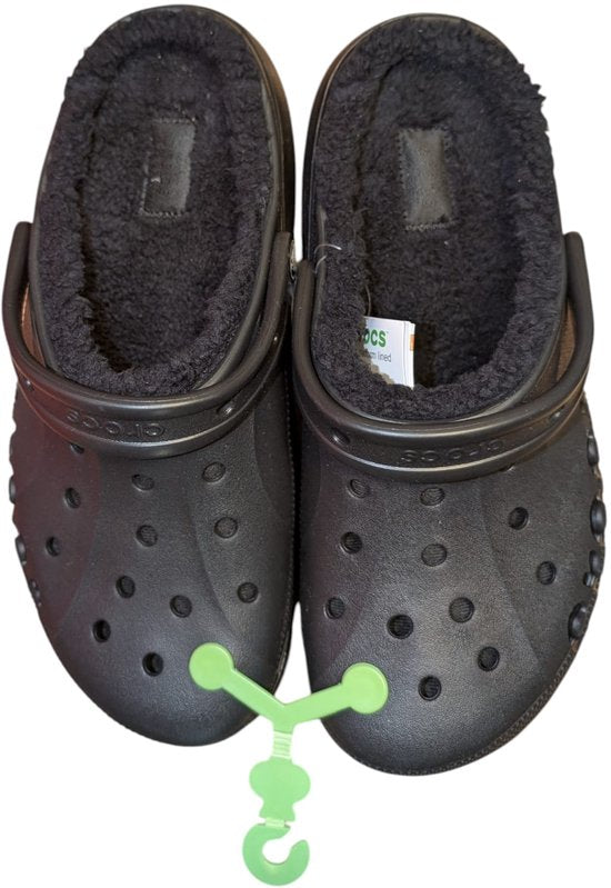 Crocs Baya Plateau-Clog mit Futter – Größe 39–40 – UK-Größe 7 – schwarz