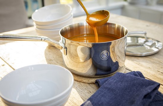 Saveur Selects - Voyage Stahlpfanne - Ø20 cm - PFAS frei - Dreilagiger Edelstahl - Für Induktion und alle anderen Wärmequellen - Backofenfest bis 260°C - Spülmaschinenfest - Teflonfrei