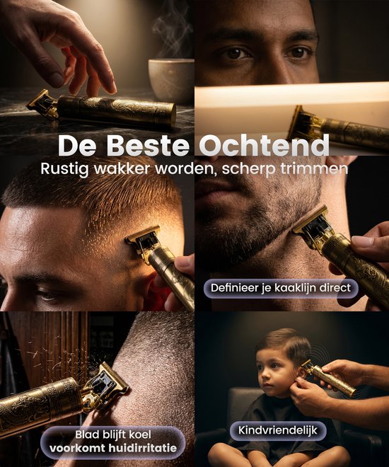 Haarschneidemaschine für Männer – Trimmer-Set für Kopf und Bart – Barttrimmer und Haarschneidemaschine – USB-C