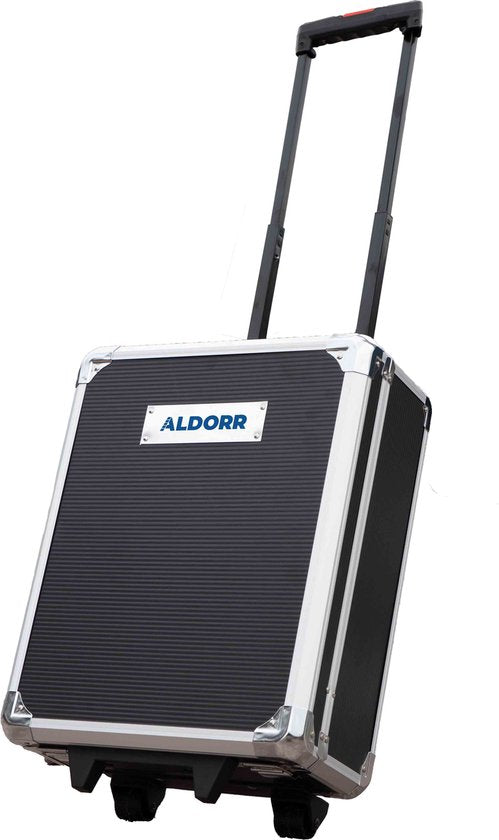 ALDORR Tools – 152 - Teiliges Werkzeugset im Koffer – Werkzeugkasten – Gefüllter Werkzeugkoffer – Werkzeugkiste – Schraubendreherset – Aluminium – Handwerkzeug – Basiswerkzeug – Mit Drehmomentschlüssel mit Ratsche – Geschenk für Männer - Einweihungsgesche