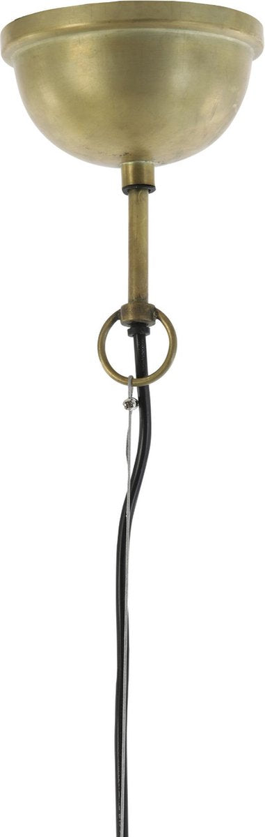 Light & Living Gularo Pendelleuchte - Dunkelbraunes Holz - Ø60cm - Modern & Luxe