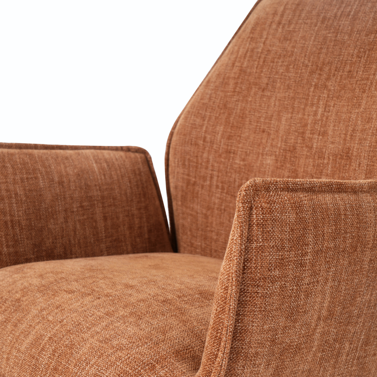 Multifurn - Esszimmerstühle - 2er Set - Drehbar - 57 x 63 x 90 cm - Cognac/Braun