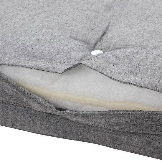 Detex Garten Kissen Lounger Atmungsaktive Kissen - Grau melange