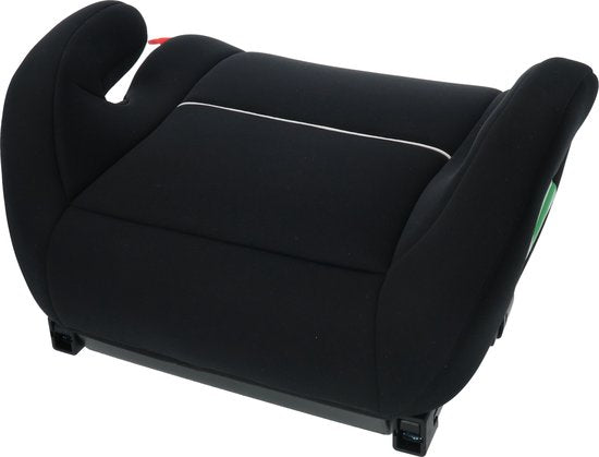 Carkids i-Size Sitzerhöhung Alfie – Isofix-Befestigung – Entspricht der Norm I-Size R-129 – Für Kinder von 125–150 cm – Abnehmbarer und waschbarer Bezug – Schwarz/Weiß