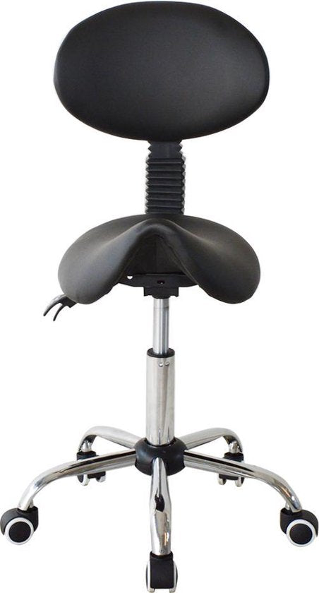 VDD-Sattelhocker - Ergonomisch kippbare Rückenlehne - Höhenverstellbar - 38x36x96cm