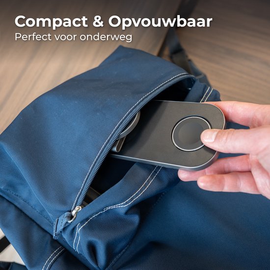 Nuvance Kabelloses Ladegerät – 3-in-1 – 15 W – Ladestation – Schnellladegerät – Wireless Charger – Geeignet für Apple Smartwatch und Ohrhörer