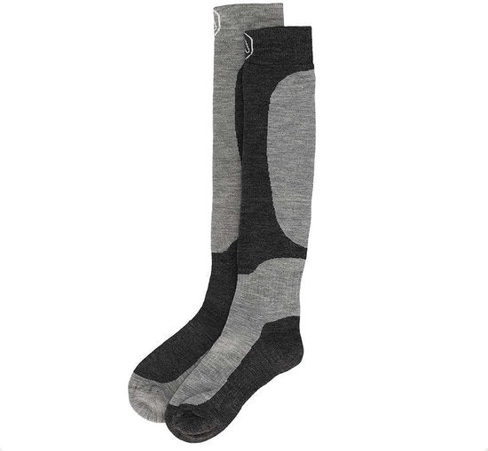 Apollo - Skisocken Unisex - Graues Design - 2 Paar - Größe 43/46 - Skisocken Herren