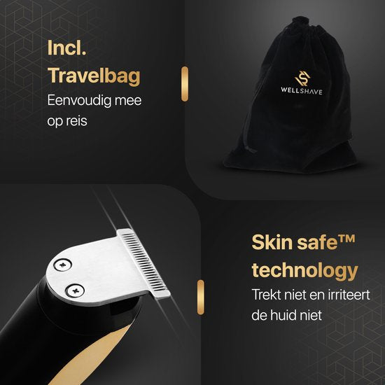 Wellshave 5 in 1 Barttrimmer Men Pro - Trimmer Bart und Körper