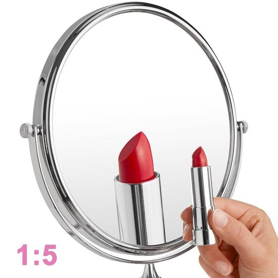 tectake - Spiegel - Make-up-Spiegel - 5-fach - 402642