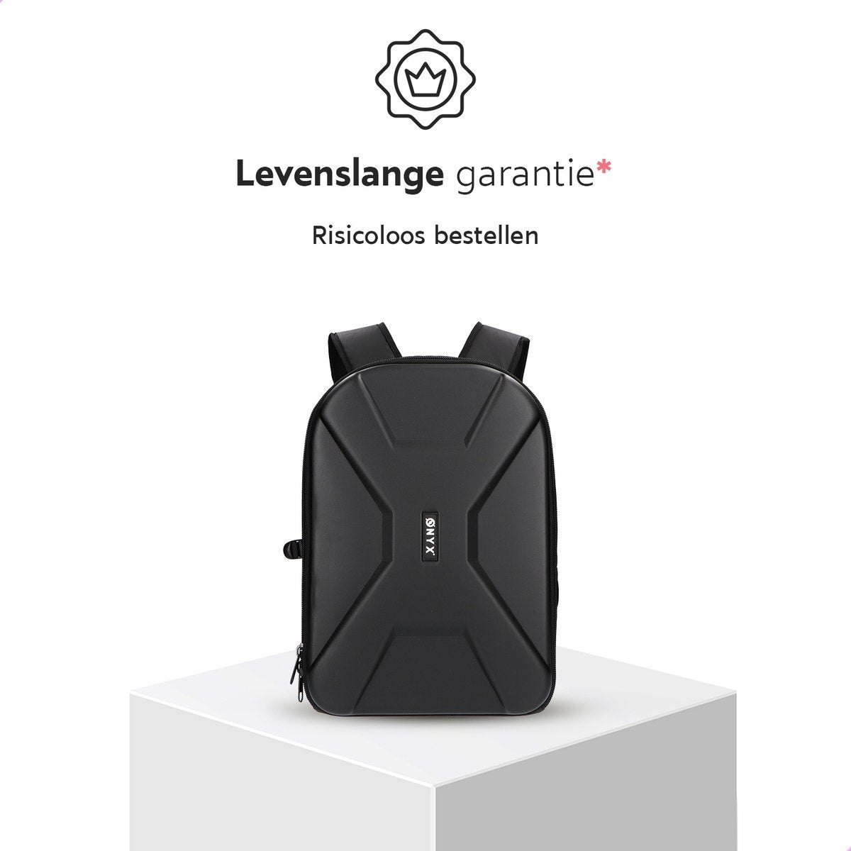 ONYX Kameratasche mit Laptop-Fach - SLR-Kamerarucksack - Spritzwassergeschützt - Drohnen - Hartschalen-Reisetasche