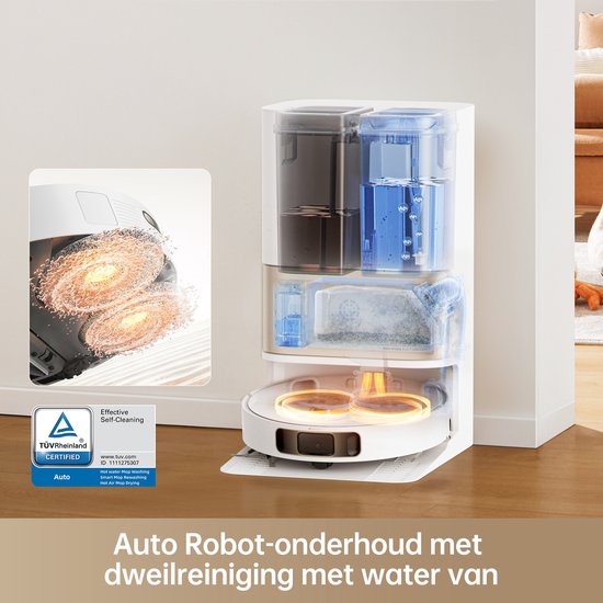 Dreame L10s Pro Ultra Heat – Roboterstaubsauger mit Heißwasser-Wischfunktion – Objekterkennung und -ausweichen