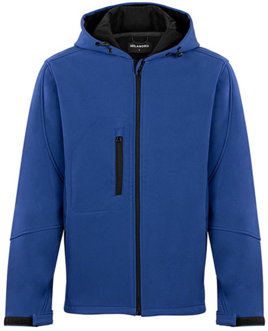Milanoro - Wind- und wasserdichte Jacken - Jacke ohne Kapuze - Schwarz - XL