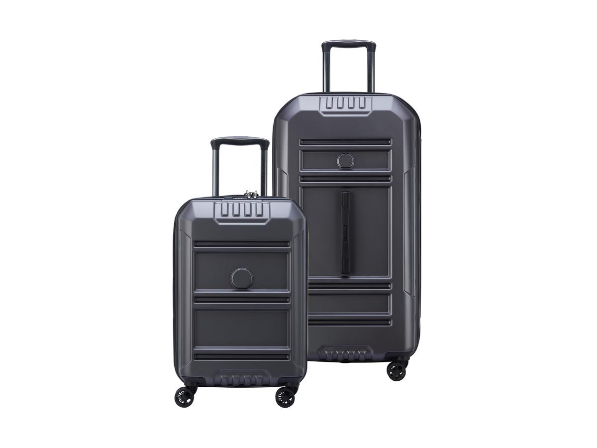 Delsey Rempart Trolley-Set – 2-teilig – 55 cm und 80 cm – Anthrazit