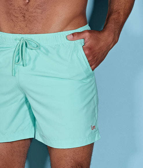 Undiemeister Badehose Herren-Doppelpack - Größe L - Meer & Sommer - schnell trocknend - recyceltes Polyester