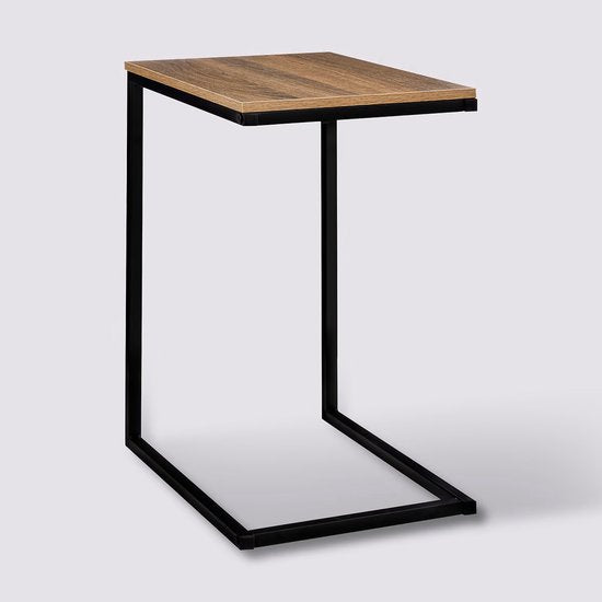 Five®-Beistelltisch – Metall/Holz – Länge 45 x Breite 35 x Höhe 66,5 cm