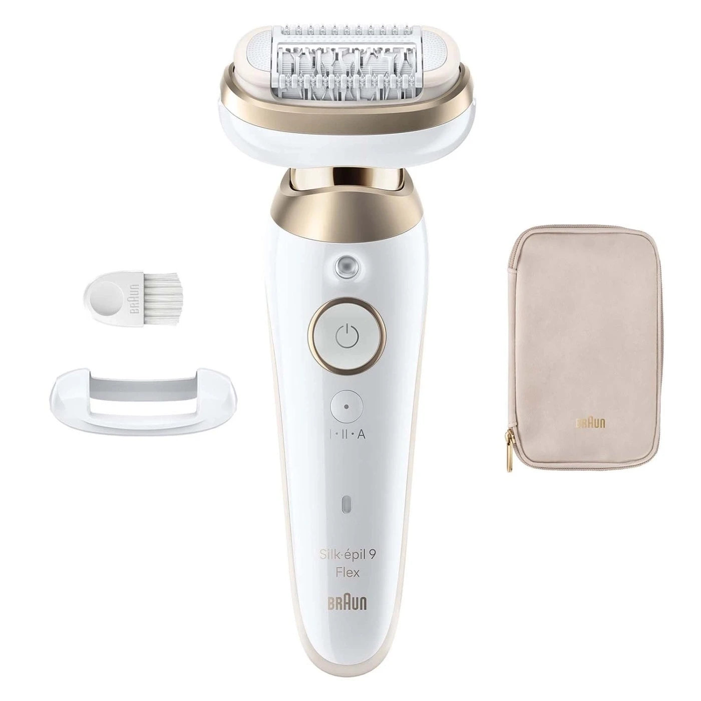 Braun Silk-épil 9 Flex Epilierer Gold – 123 × 72 × 218 mm