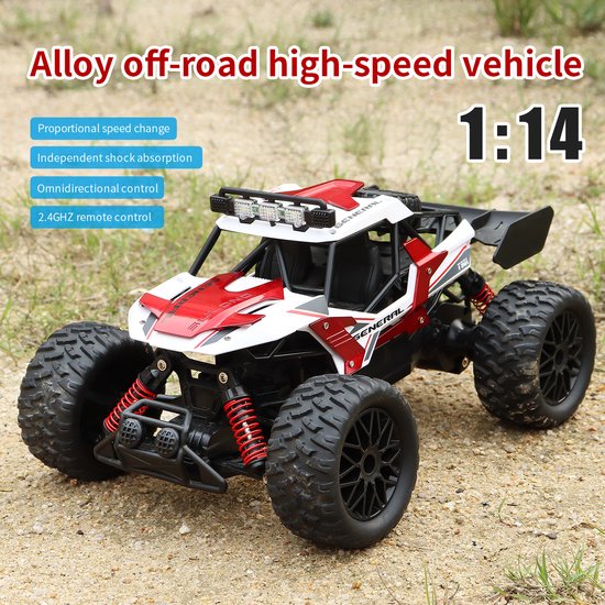 Fuegobird RC Car - RC Fahrzeug - Hochgeschwindigkeits-Spielzeugauto - Off-Road Spielzeugauto - Gemüse