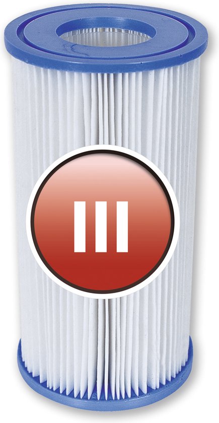 Bestway Typ III Poolpumpenfilter - für kristallklares Wasser