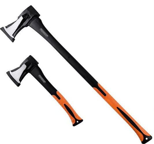 DBA 2er Set Äxte - Axt und Spaltaxt - Kohlenstoffstahl