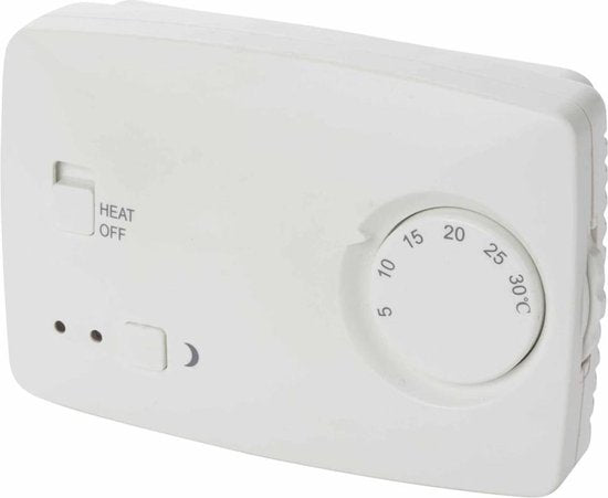 Perel Raumthermostat, nicht programmierbar, weiß