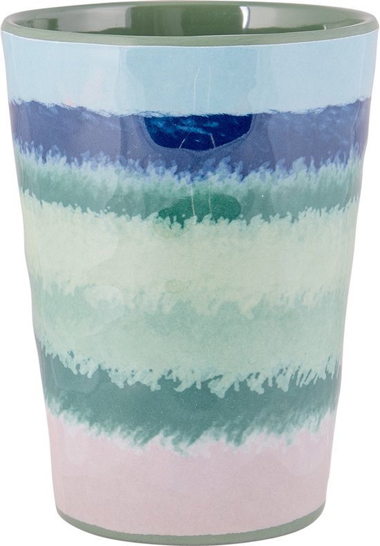 Bo-Camp – Becher – Halo – Blau/Grün – 4 Stück
