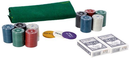 Pokerset in Dose, 200-teilig