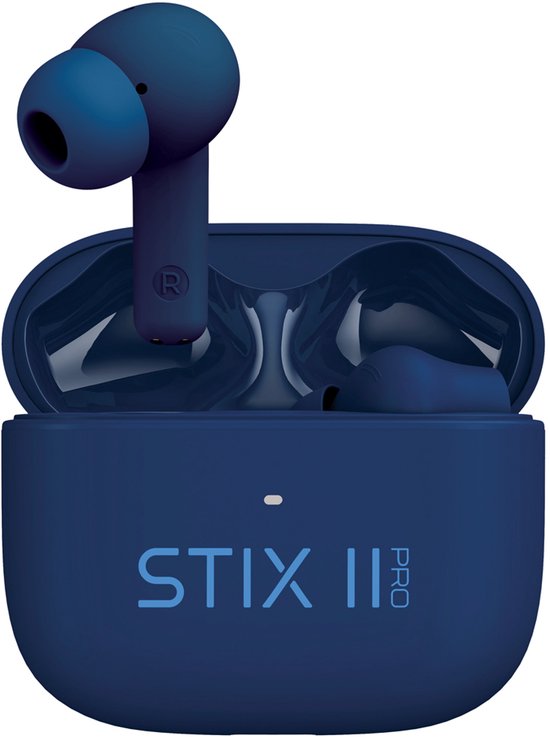 Veho STIX II Pro True Wireless Kopfhörer Wireless In-Ear Anrufe/Musik/Sport/Alltag Bluetooth Blau